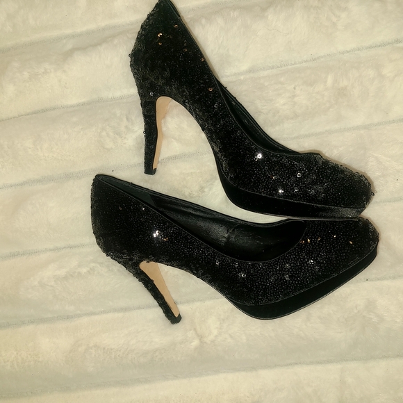 White House Black Market Shoes - White House Black Market Black Stiletto Platform Heels
